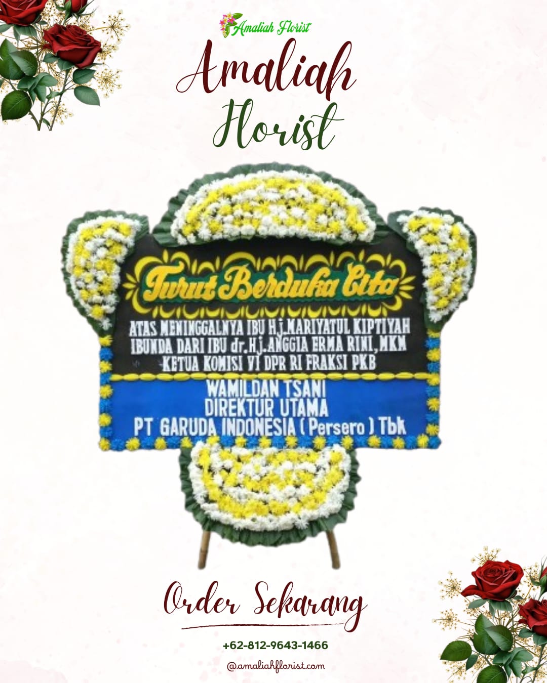 Papan Bunga Duka Bangsri