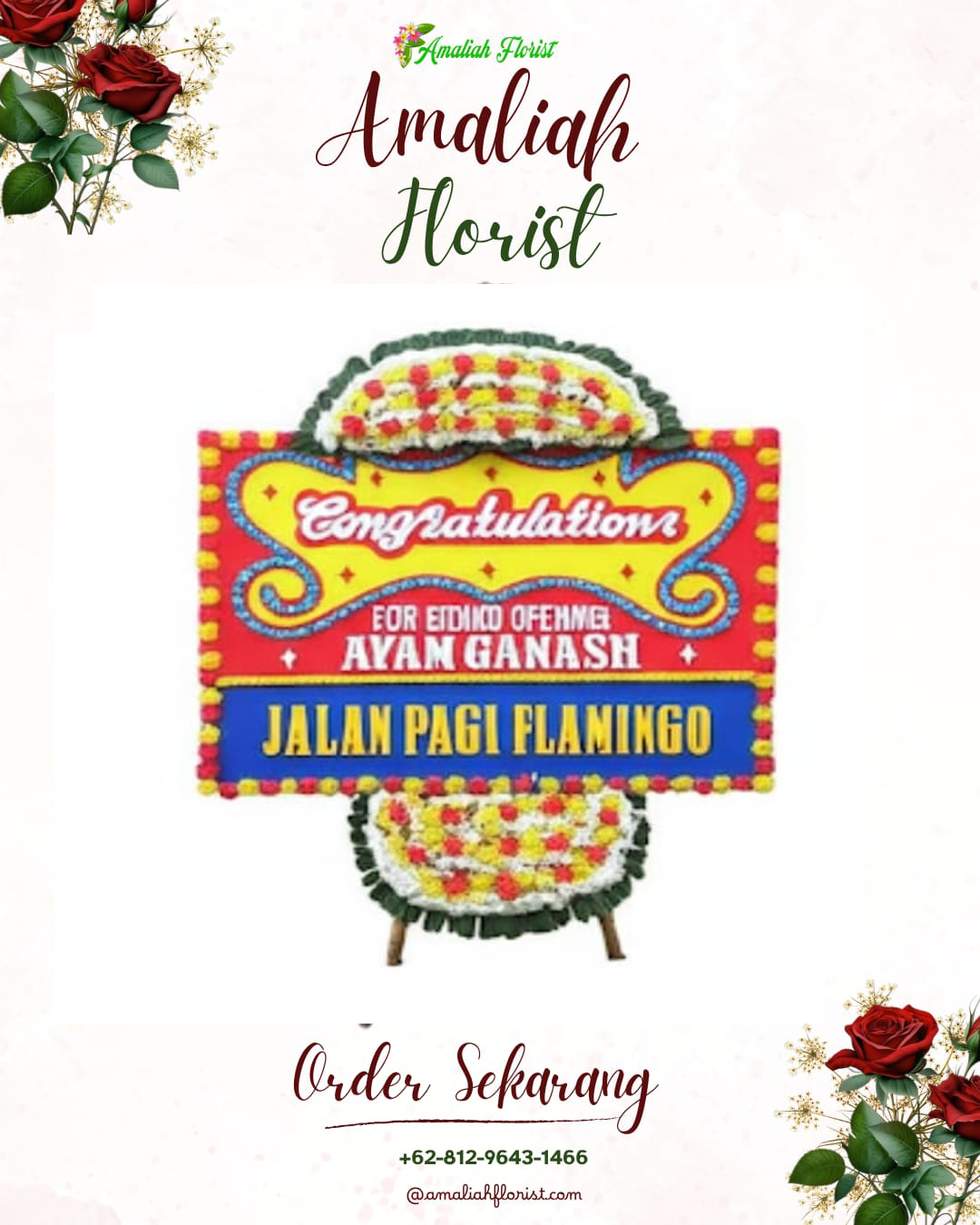 Sewa Papan Bunga Bangsri